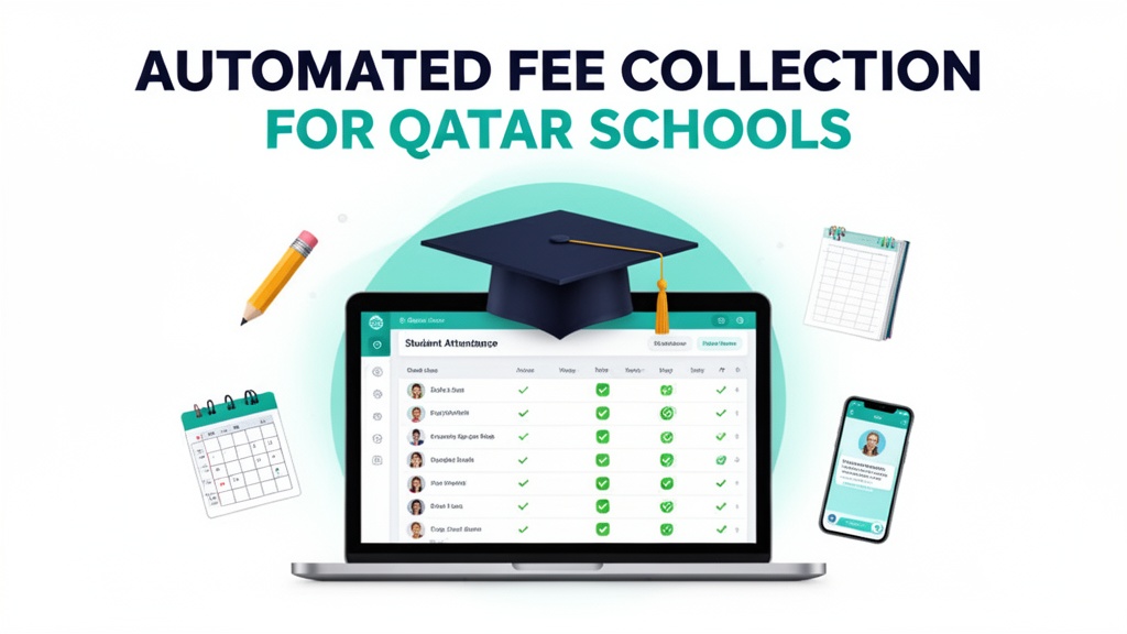 Automated Fee Collection for Qatar Schools — How to Cut 50% of Collection Time and 80% of Follow-up Calls — Ubisky Technologies