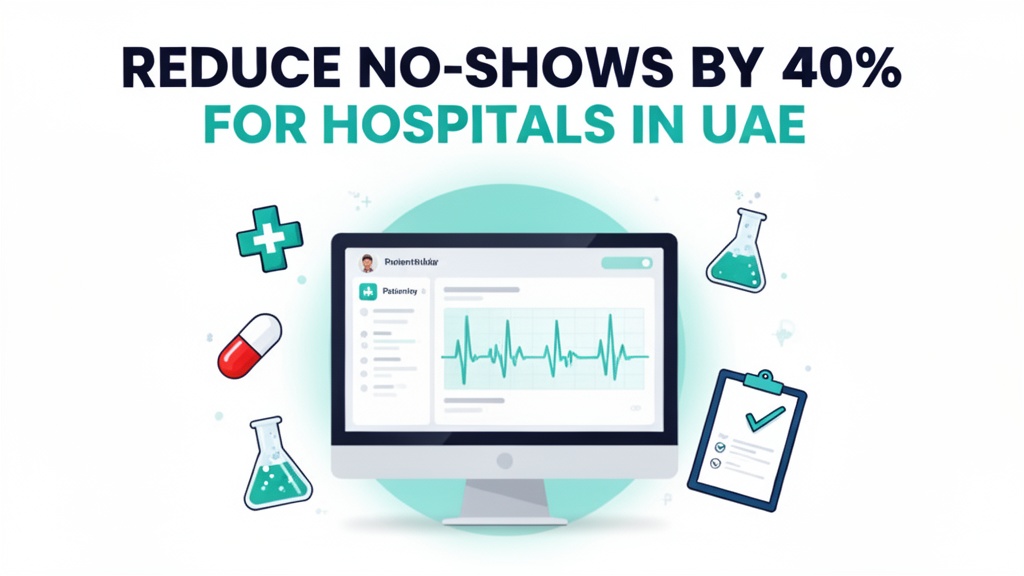 Reduced Patient No-Shows by 40% with Online Appointment Booking for UAE Hospitals — Ubisky Technologies