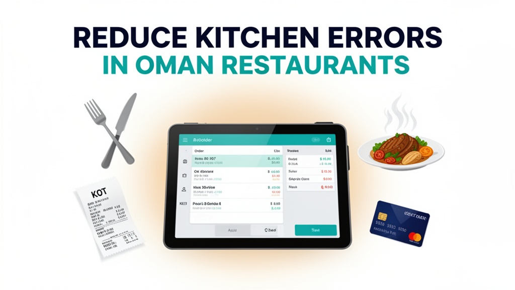 How Oman Restaurants Can Reduce Kitchen Order Errors by 40% with Digital Kitchen Display Systems — Ubisky Technologies