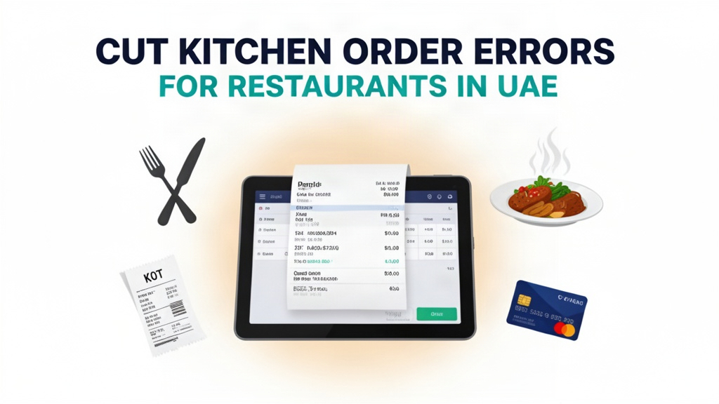 How Restaurants in UAE Can Cut Kitchen Order Errors by 75%, — Ubisky Technologies