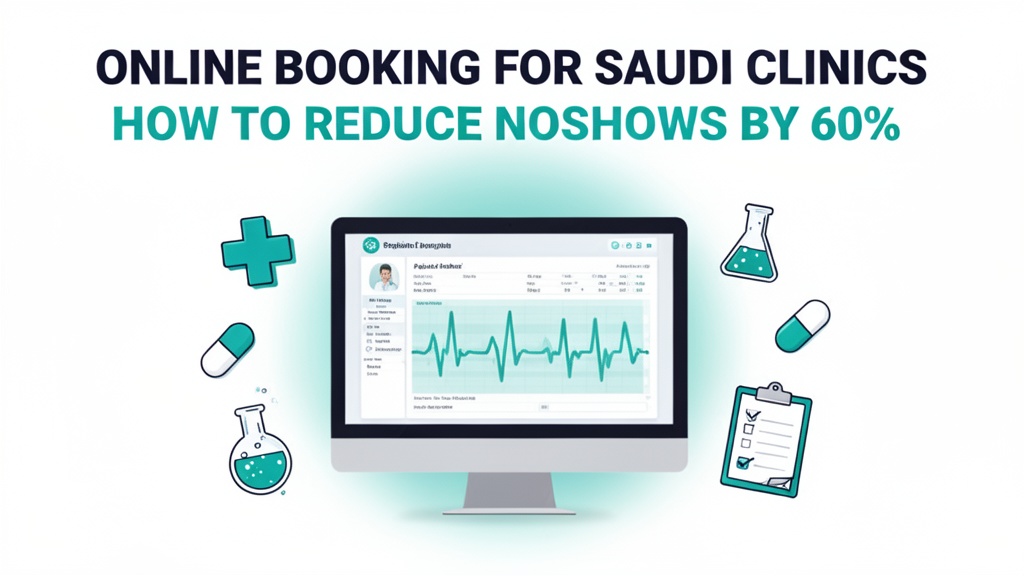 Online Booking for Saudi Clinics — How to Reduce No-Shows by 60% — Ubisky Technologies