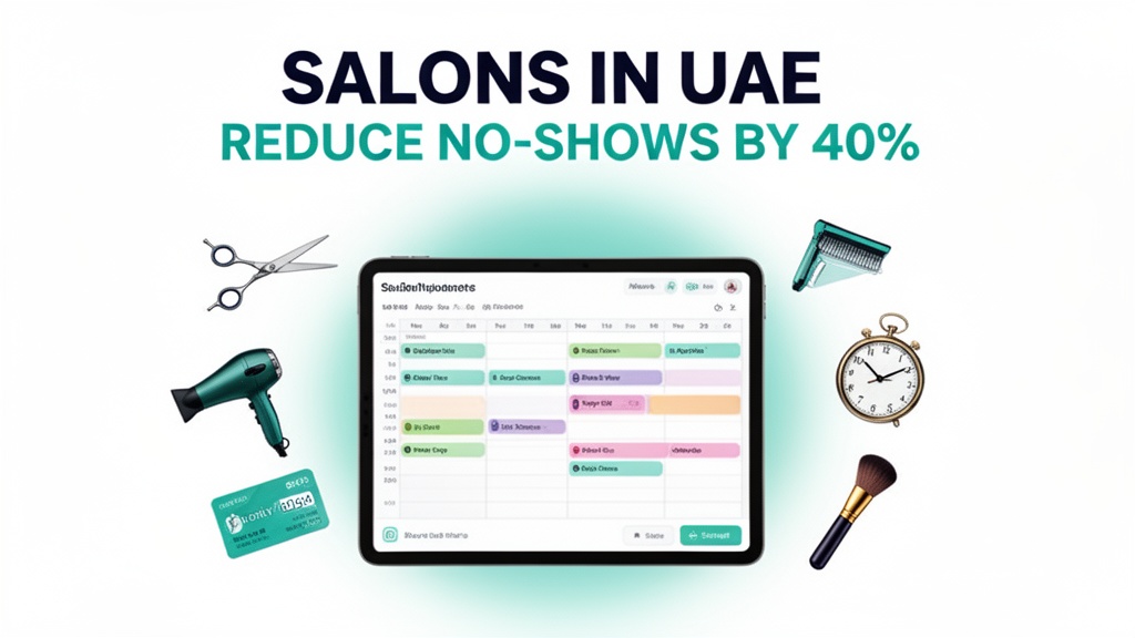 Reducing No-Shows by 40% for Salons in UAE — How Online Booking + Reminders Work — Ubisky Technologies