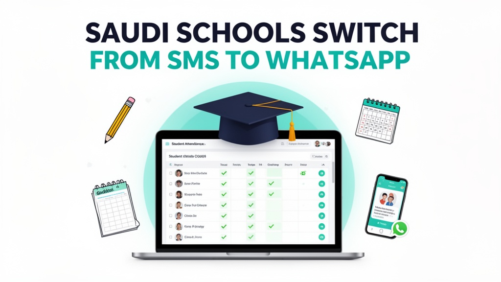Why Saudi Schools Are Moving from SMS to WhatsApp for Parent Communication — Ubisky Technologies